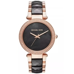 Ficha técnica e caractérísticas do produto Relogio Feminino Luxo Michael Kors Mk6414 Rose Fundo Preto Parker Women S 39mm