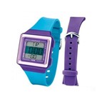 Relogio Feminino Mariner Troca Pulseira - Hb/8g - Azul/roxo