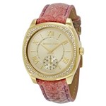 Ficha técnica e caractérísticas do produto Relógio Feminino Michael Kors Bryn Gold Dial - Modelo Mk2387