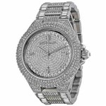 Ficha técnica e caractérísticas do produto Relogio Feminino Michael Kors Camille Mk5869 Silver Stainless Steel Quartz Watch 44mm