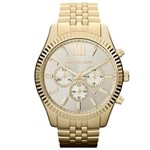 Ficha técnica e caractérísticas do produto Relógio Feminino Michael Kors Cronografo Analógico - Omk8281/z - Dourado