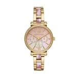 Ficha técnica e caractérísticas do produto Relógio Feminino Michael Kors Dourado com Madrepérola MK4344/1DN