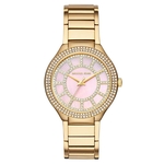 Ficha técnica e caractérísticas do produto Relógio Feminino Michael Kors Kerry Mk3396 Dourado 37mm Novo