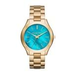 Ficha técnica e caractérísticas do produto Relógio Feminino Michael Kors Lagoon Dourado - MK3492/4VN MK3492/4VN