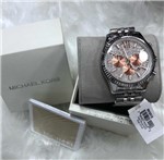 Ficha técnica e caractérísticas do produto Relógio Feminino Michael Kors Lexington Mk8515 Prata Rose