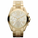 Ficha técnica e caractérísticas do produto Relógio Feminino Michael Kors MK5722 Romano Dourado Madreperola 43mm