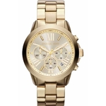 Ficha técnica e caractérísticas do produto Relogio Feminino Michael Kors Mk5777 Dourado Gold 42mm