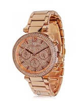 Ficha técnica e caractérísticas do produto Relógio Feminino Michael Kors Mk5857 Rose Cravejado