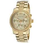 Ficha técnica e caractérísticas do produto Relógio Feminino Michael Kors MK5826 Runway Chronograph Goldtone 38mm