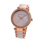 Ficha técnica e caractérísticas do produto Relógio Feminino Michael Kors MK6402 Parker Rose Branco 39mm