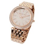 Ficha técnica e caractérísticas do produto Relógio Feminino Michael Kors Modelo MK3439 a Prova D' Água / Banhado a Ouro Rosé