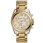 Ficha técnica e caractérísticas do produto Relógio Feminino Michael Kors Modelo MK5166 Gold 39mm