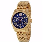 Ficha técnica e caractérísticas do produto Relógio Feminino Michael Kors Modelo MK6206 Gold 38mm