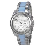 Ficha técnica e caractérísticas do produto Relógio Feminino Michael Kors Modelo MK6137 Azul Aço 39mm