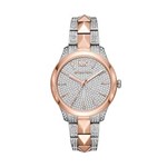 Ficha técnica e caractérísticas do produto Relógio Feminino Michael Kors Modelo MK6716 Pulseira em Metal / a Prova D` Água