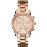 Ficha técnica e caractérísticas do produto Relógio Feminino Michael Kors Ritz Rosê MK6357/4DN