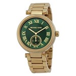 Ficha técnica e caractérísticas do produto Relógio Feminino MK6065 Michael Kors Skylar Gold Quartz 42mm