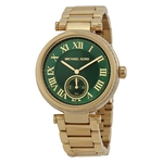 Ficha técnica e caractérísticas do produto Relógio Feminino MK6065 Michael Kors Skylar Gold Stainless Steel Quartz 42mm