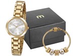 Ficha técnica e caractérísticas do produto Relógio Feminino Mondaine Analógico - 32115LPMVDE1K Dourado com Acessório