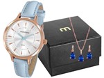 Ficha técnica e caractérísticas do produto Relógio Feminino Mondaine Analógico - 53602LPMVRH5K1 Azul com Acessório