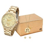 Ficha técnica e caractérísticas do produto Relógio Feminino Mondaine Analógico 99128LPMKDE5K1 Dourado