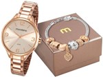 Relógio Feminino Mondaine Analógico - Resistente à Água 53740LPMGRE2K com Pulseira