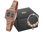 Ficha técnica e caractérísticas do produto Relógio Feminino Mondaine Digital - 53717LPMVRE2K1 Rosê Gold com Acessório