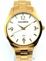 Ficha técnica e caractérísticas do produto Relógio Feminino Mondaine Madre Pérola Dourado + Colar