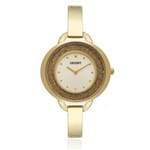 Ficha técnica e caractérísticas do produto Relógio Feminino Orient Analógico Fgss0050 C1kx Dourado com Strass