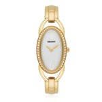 Ficha técnica e caractérísticas do produto Relógio Feminino Orient Analógico LGSS0048 S2KX Dourado com Cristais