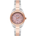 Ficha técnica e caractérísticas do produto Relógio Feminino Orient Automatic 559TR009 R3SR Aço Misto