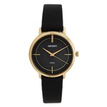 Ficha técnica e caractérísticas do produto Relogio Feminino Orient Dourado Pulseira de Couro