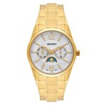 Ficha técnica e caractérísticas do produto Relógio Feminino Orient Multifunção Fgssm056 S2kx - Dourado