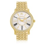 Relógio Feminino Phillip Kollin Calabria Gold Silver ZY28038H Dourado