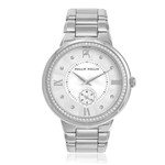 Relógio Feminino Phillip Kollin St. Maarten Silver White Zy28172q Prata