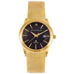 Relógio Feminino Phillip Kollin St Maarten Zw2858u Diamond Gold Black