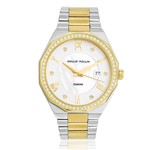 Relógio Feminino Phillip Kollin St. Maarten Zy28172s Mixed Gold White