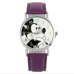Ficha técnica e caractérísticas do produto Relógio Feminino Pulso Roxo Escuro Analógico Mickey Disney