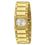 Ficha técnica e caractérísticas do produto Relógio Feminino Quadrado Dourado Bracelete Ivete Sangalo - Mondaine