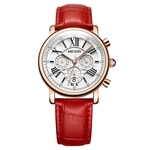 Relógio Feminino Quartz Retro multifunção a prova d'água MEGIR 2058L - 60