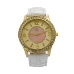 Ficha técnica e caractérísticas do produto Relógio Feminino Quartzo Gw180043 Pulseira de Couro Genuíno - Branco/Ouro