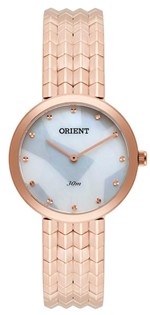 Ficha técnica e caractérísticas do produto Relogio Feminino Rose Gold Orient Fundo Madreperola Mosaico