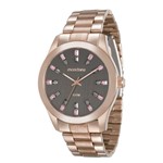 Relógio Feminino Rose Pedra Strass Mondaine 78663LPMVRA7