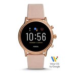 Ficha técnica e caractérísticas do produto Relógio Feminino Smartwacht Fossil Modelo FTW6054 Pulseira em Couro / a Prova D` Água