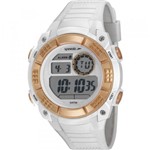 Ficha técnica e caractérísticas do produto Relógio Feminino Speedo 11002L0EVNP2 Branco Rose 45mm de Diametro
