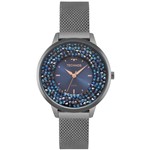 Ficha técnica e caractérísticas do produto Relógio Feminino Technos 2035MQC/5A 38mm Aço Grafite