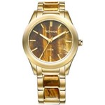 Ficha técnica e caractérísticas do produto Relógio Feminino Technos Analógico Elegance Stone Collection - 2033Ad/4M - Dourado