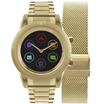 Ficha técnica e caractérísticas do produto Relógio Feminino Technos Connect Duo Smartwatch P01AC/4P Aço Dourado