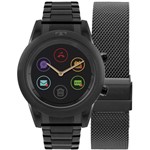Ficha técnica e caractérísticas do produto Relógio Feminino Technos Connect Duo Smartwatch P01AD/4P Aço Preto