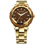 Ficha técnica e caractérísticas do produto Relógio Feminino Technos Crystal 2035MCM/4M 40mm Aço Dourado